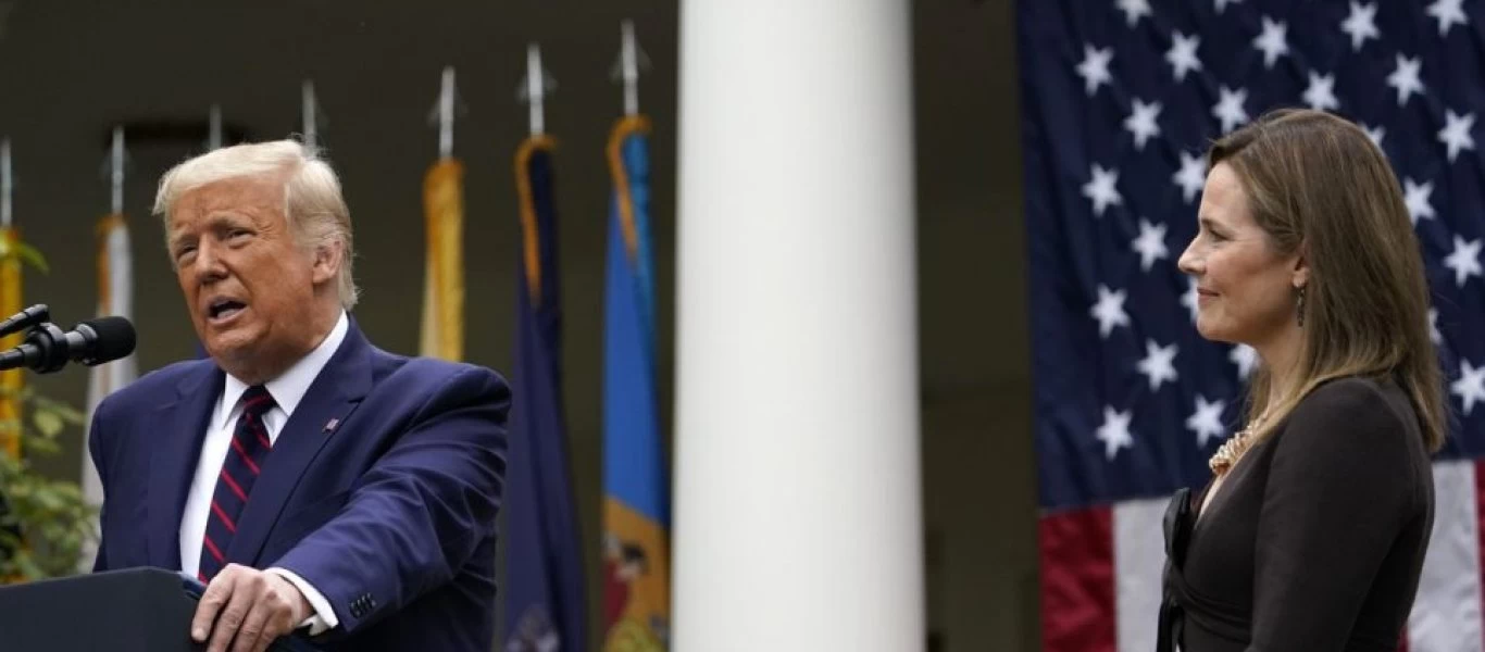 Ο Ν.Τραμπ επιλέγει την πολέμιο των αμβλώσεων Έιμι Κόνεϊ Μπάρετ για το Ανώτατο Δικαστήριο - Αντιδρούν οι Δημοκρατικοί